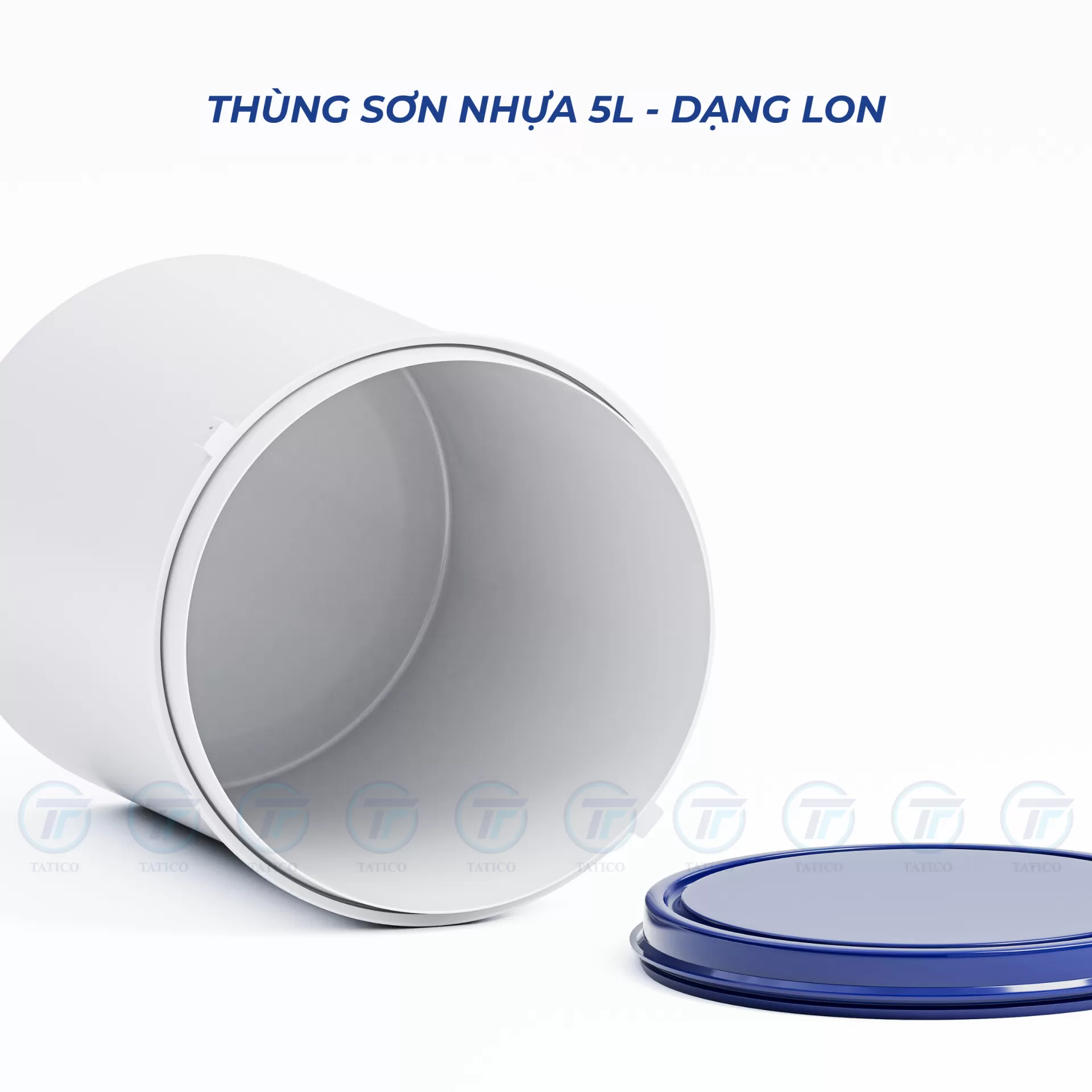 Vỏ thùng sơn nhựa 5L